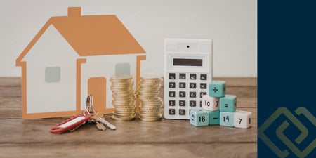 Visual breakdown of front-end and back-end debt-to-income ratio calculation