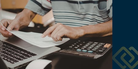 Calculator showing mortgage points calculation with monthly payment breakdown